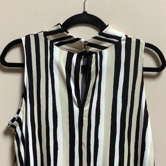 Chico's Mod Striped Mock-Neck Top - Picture 3 of 7